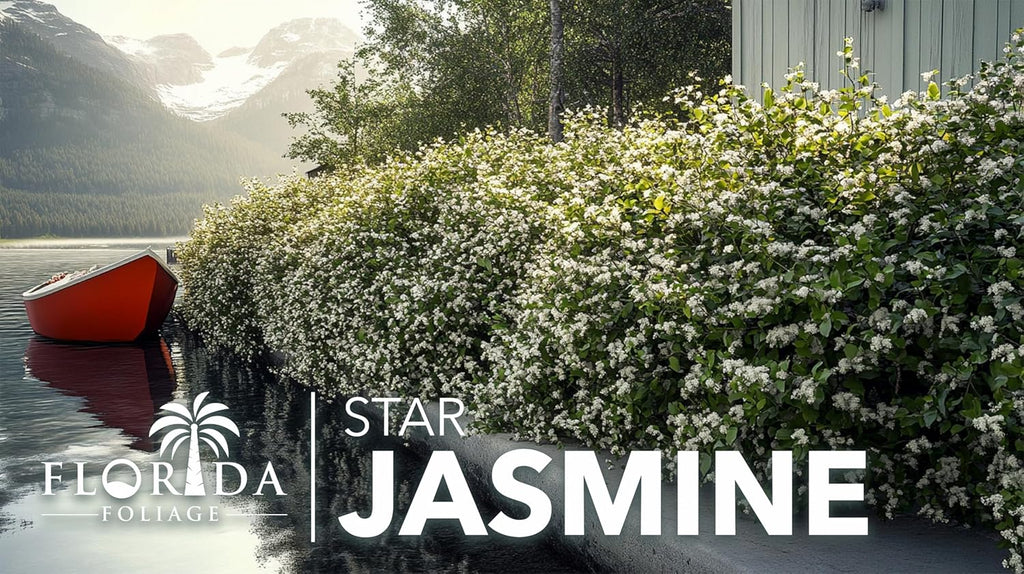 Star Jasmine | 10 Live Plants | Trachelospermum Jasminoides | Fragrant Blooming Evergreen Vine, Low Maintenance, Climbing, White Flowers, Attracts Pollinators, Drought Tolerant