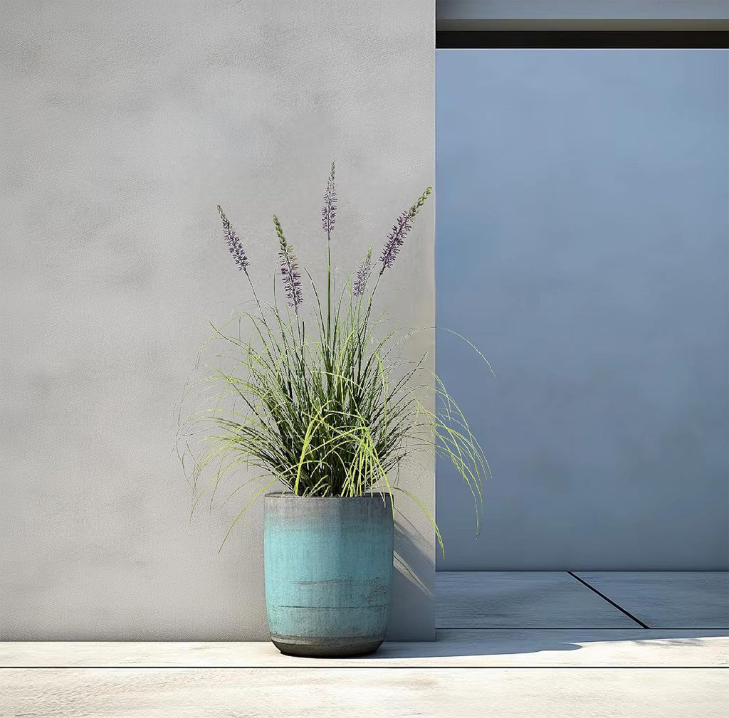 Artificial Plant 35in(1pack) Tall Artificial Lavender Plant,Faux Plants Indoor Home Decorative Artificial Plants & Flowers in Pot Fake Plant, House Plant Indoor