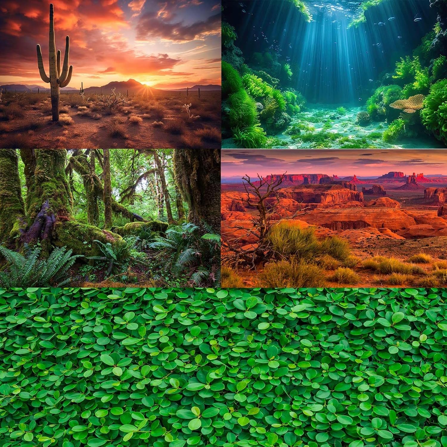 Aquarium Background Lush Aquatic Colorful Plants Terrarium Background Redwood Root Coral Reef Jungle Style Fish Tank Background Amazing Underwater View Aquarium Backdrop Wallpaper Poster Vinyl 24x12in