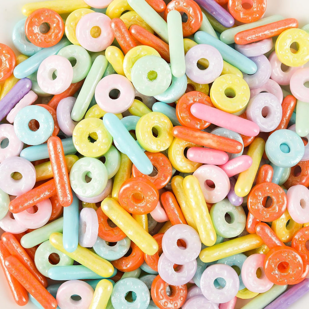 Kasvan Donut Sugar Sprinkles - Edible Candy Pearls 130g/4.58 Oz, Mix Size, Baking Cake Decorations, Ice Cream Toppings and Cookie Decorating, Wedding Party Chirstmas Supplies