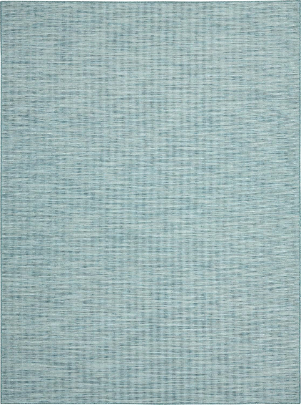 Nourison Positano Indoor/Outdoor Aqua 10' x 14' Area Rug, Easy Cleaning, Non Shedding, Bed Room, Living Room, Dining Room, Backyard, Deck, Patio (10x14)