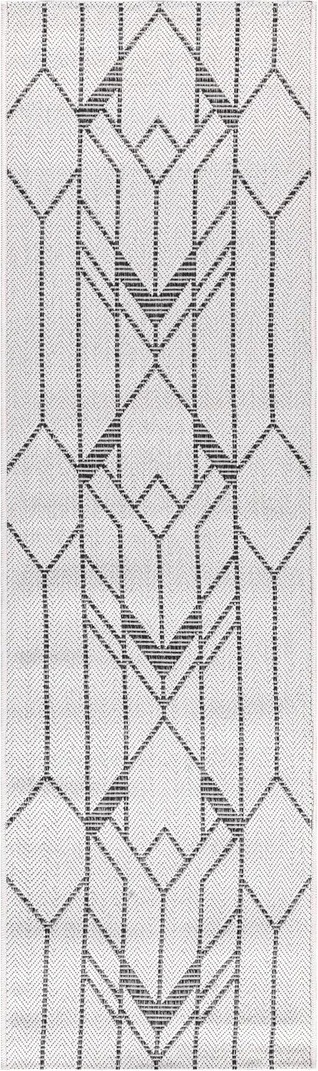 Keen Home Design Terrace Outdoor Runner Rug - 2x10 Washable Indoor/Outdoor Rug for Patio, Kitchen, Balcony, Beach, Garden, Deck and Porch, Size: 2'2"x9'11"