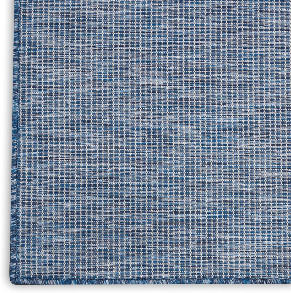 Nourison Positano Indoor-Outdoor Navy Blue 8' x 10' Area Rug, Easy Cleaning, Non Shedding, Bed Room, Living Room, Dining Room, Backyard, Deck, Patio (8x10)