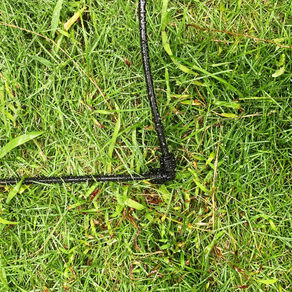 30 Pack Quick Connect 1/4" Drip Irrigation Elbow Coupling Connector,Universal 90 Degree Elbow Fitting for 1/4 Inch Irrigation Tubing,Leak Free Fittings for Sprinkler or Drip Irrigation System