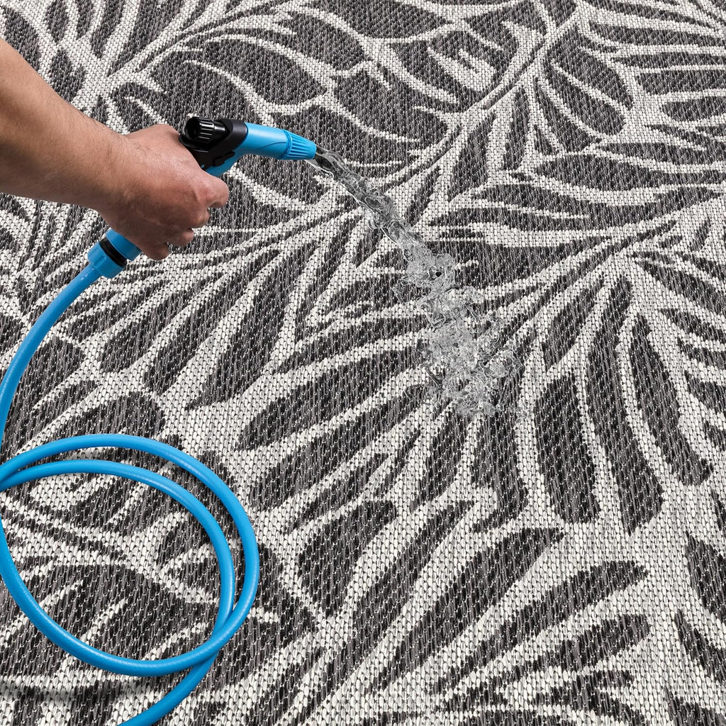 Keen Home Design Terrace Outdoor Throw Rug - 3x5 Washable Indoor/Outdoor Rug for Patio, Kitchen, Balcony, Beach, Garden, Deck and Porch, Size: 3'x5'