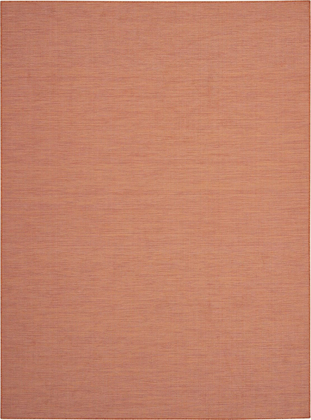Nourison Home Positano 7' x 10' Terracotta Fabric Modern Area Rug (7' x 10')