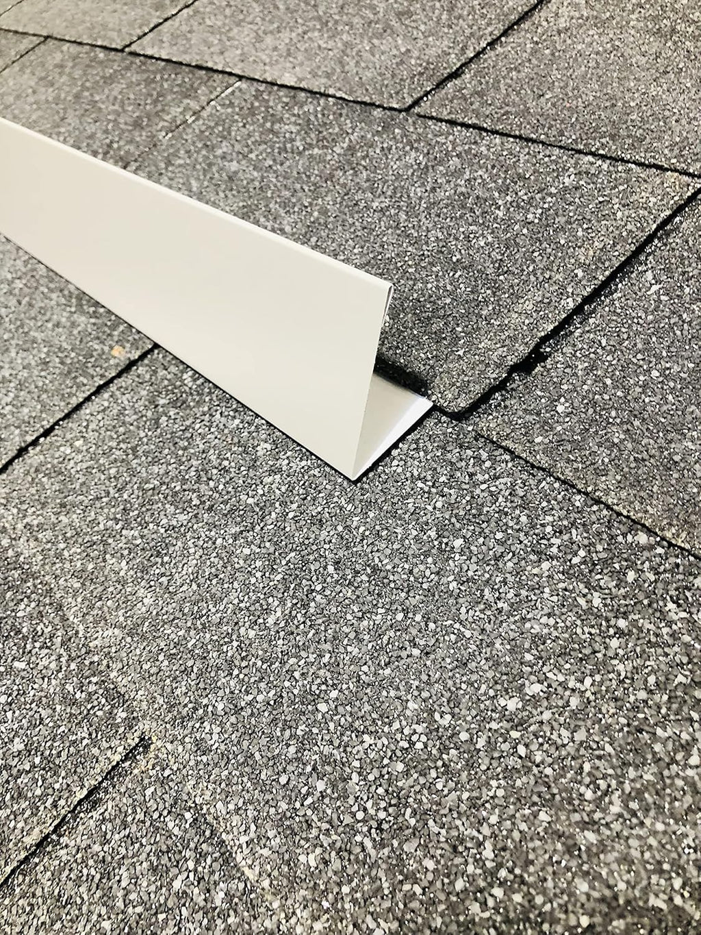 EAGLE 1- Shingle Roof Rain Diverter 40 Inches Long- 26 Gauge Material- Easy to Install- Includes Stainless Steel Nails (1, Charcoal Grey)