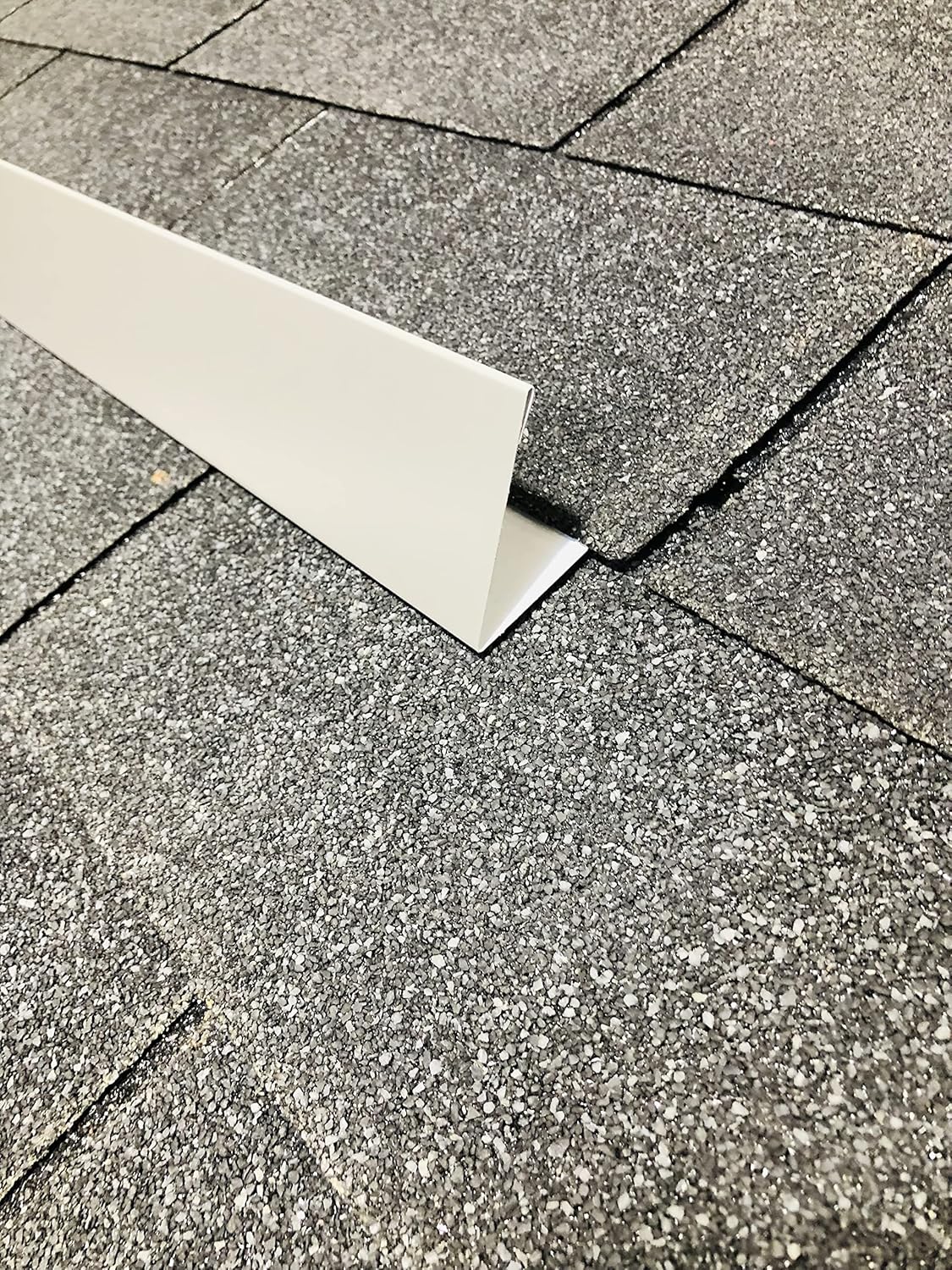 EAGLE 1- Shingle Roof Rain Diverter 40 Inches Long- 26 Gauge Material- Easy to Install- Includes Stainless Steel Nails (3, Charcoal Grey)