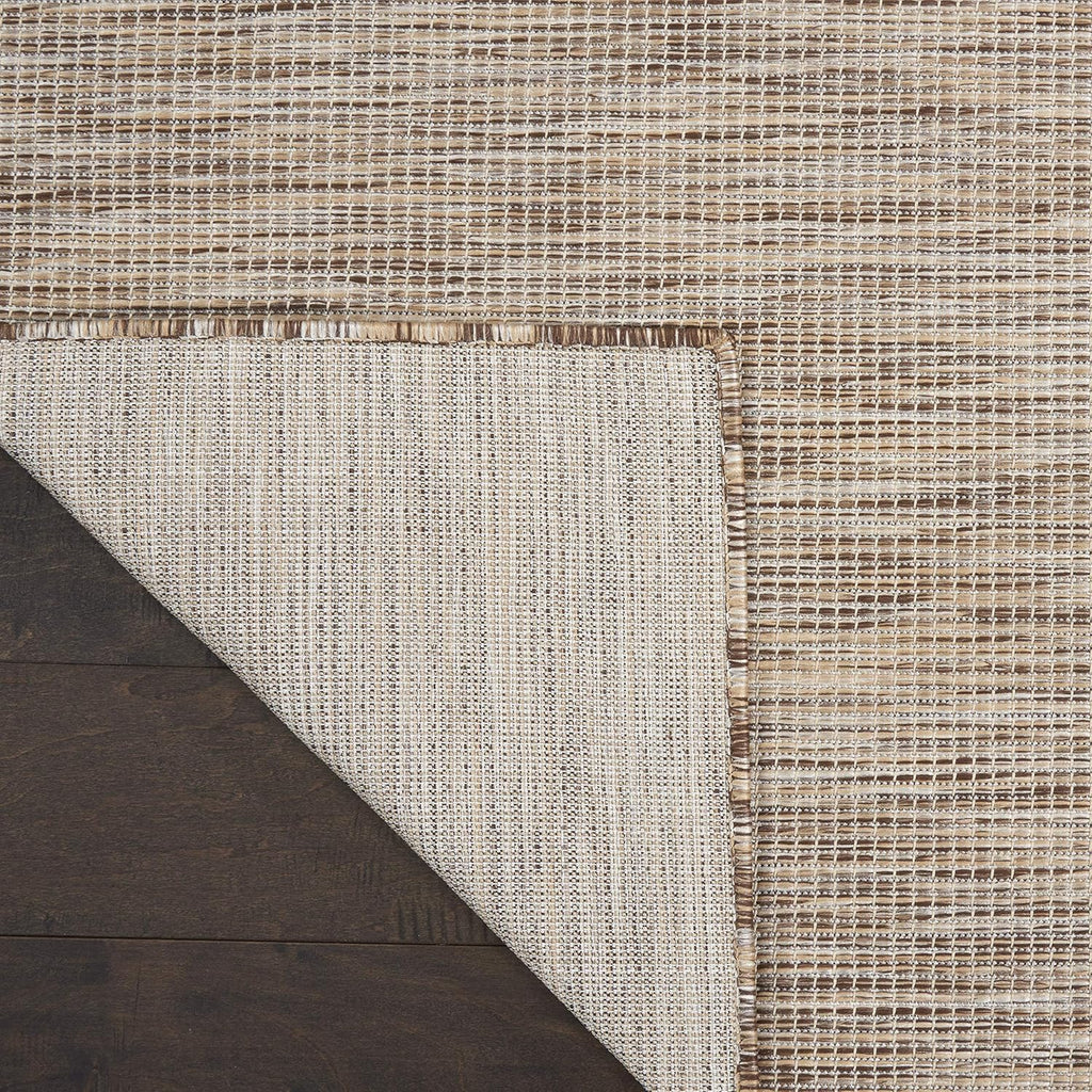 Nourison Positano Indoor/Outdoor Beige 2'2" x 12' Area Rug, Easy Cleaning, Non Shedding, Bed Room, Living Room, Dining Room, Backyard, Deck, Patio (2x12)
