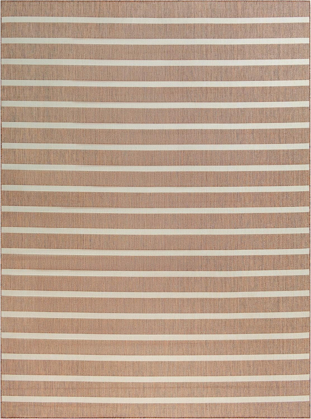 Nourison Home Positano Indoor/Outdoor Jute Ivory 8' x 10' Area Rug, Easy Cleaning, Non Shedding, Bed Room, Living Room, Dining Room, Backyard, Deck, Patio (8x10)