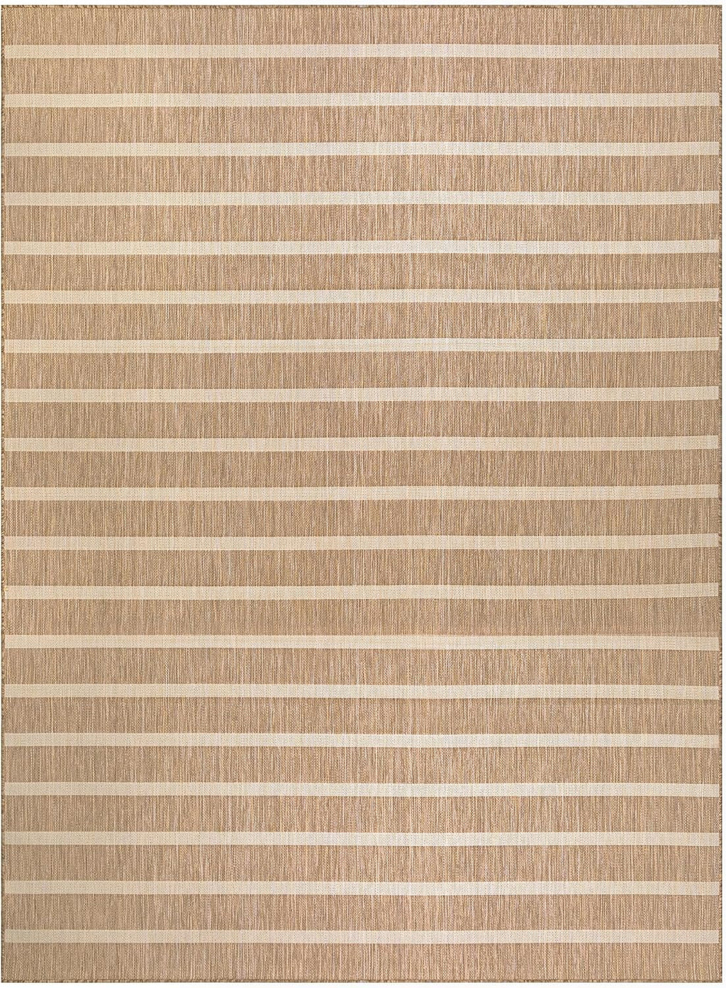 Nourison Home Positano Indoor/Outdoor Beige Ivory 9' x 12' Area Rug, Easy Cleaning, Non Shedding, Bed Room, Living Room, Dining Room, Backyard, Deck, Patio (9x12)