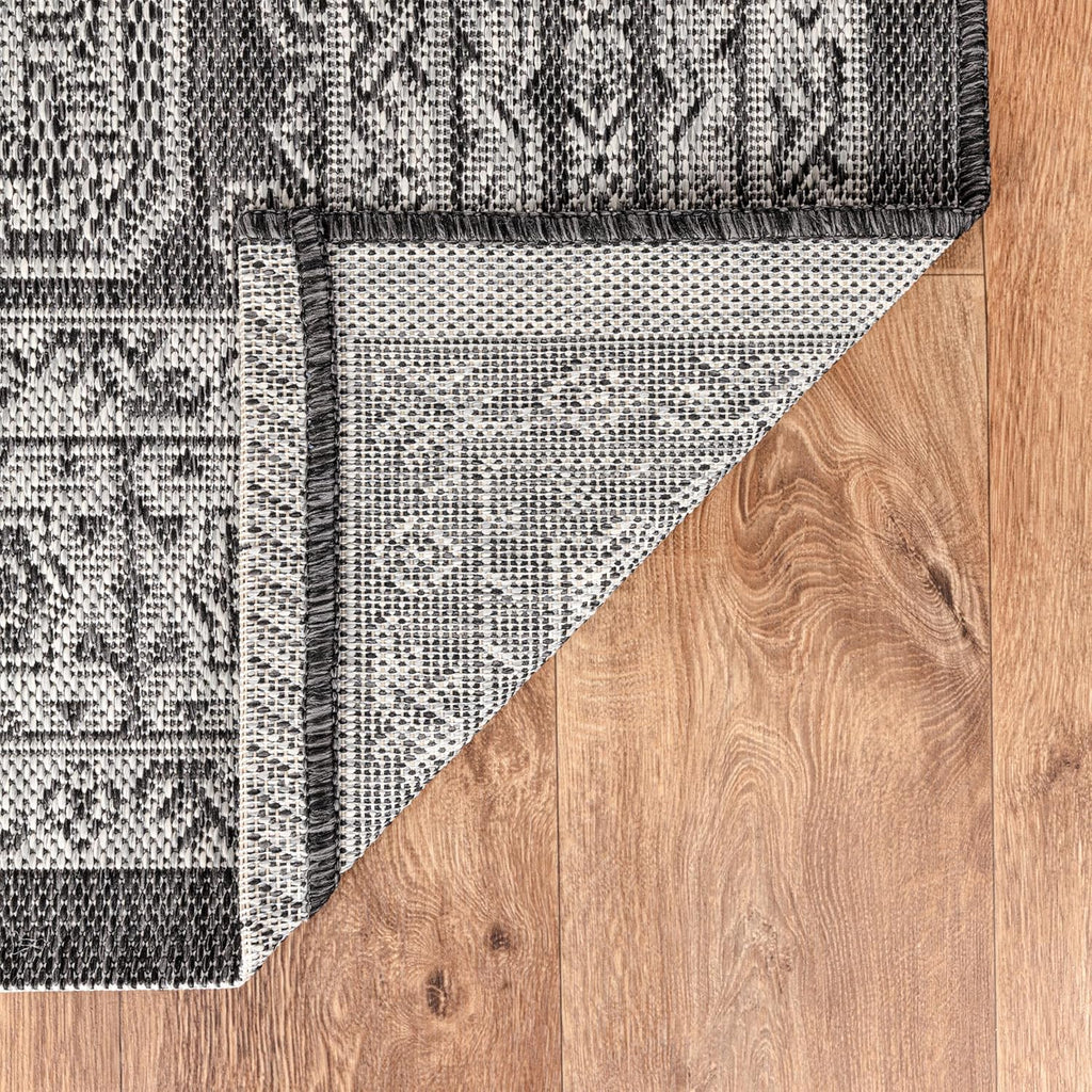 Keen Home Design Terrace Outdoor Area Rug - 5x8 Washable Indoor/Outdoor Rug for Patio, Kitchen, Balcony, Beach, Garden, Deck and Porch, Size: 5'3"x7'7"