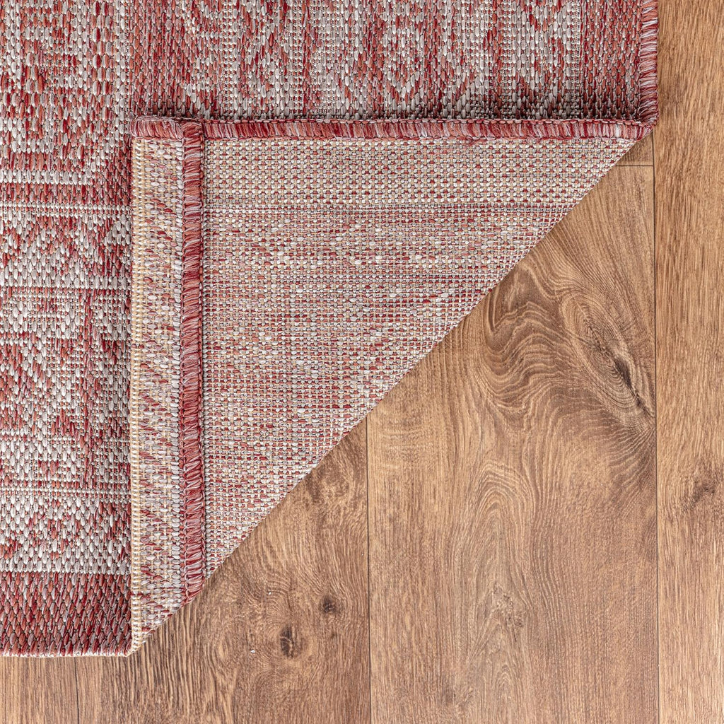 Keen Home Design Terrace Outdoor Area Rug - 6x9 Washable Indoor/Outdoor Rug for Patio, Kitchen, Balcony, Beach, Garden, Deck and Porch, Size: 6'x8'10"