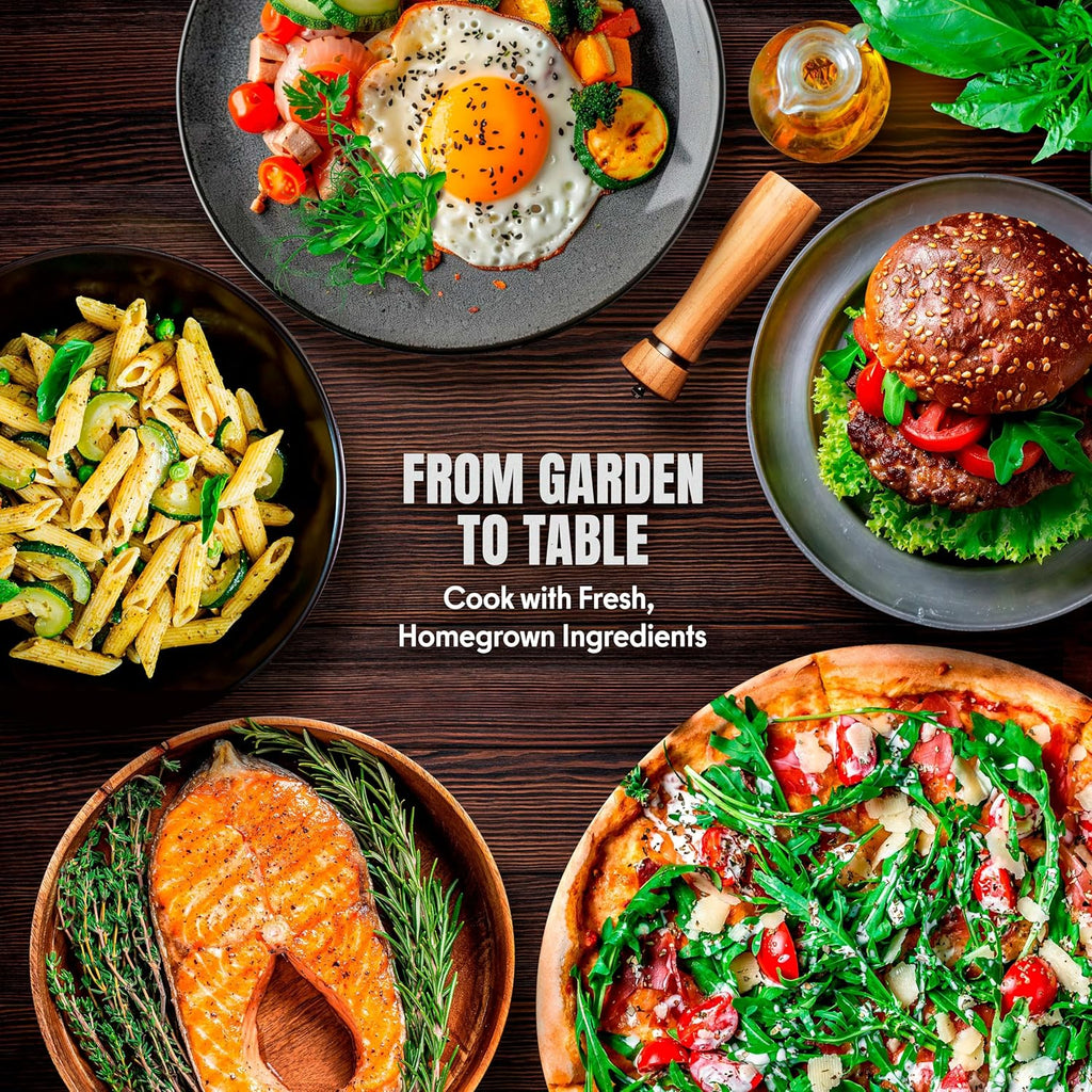 15 Medicinal & Herbal Tea Seeds Variety Pack Home Garden Kit Plant Markers 2950+ Non-GMO Heirloom Indoor Hydroponic Outdoors Planting Herb Anise Basil Calendula Fennel Mint Rosemary Lavender Chamomile