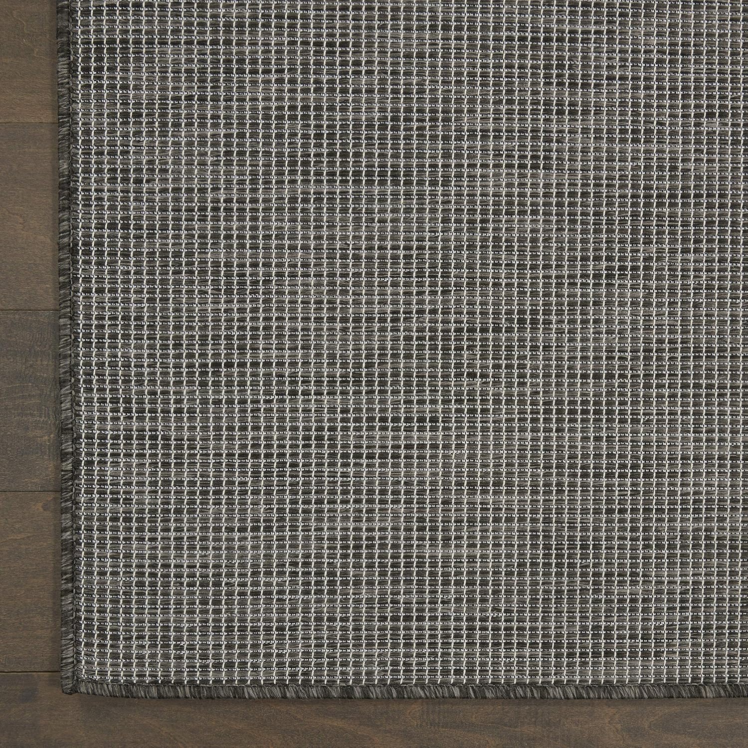 Nourison Home Positano 8' Runner Charcoal Fabric Modern Area Rug (8' Runner)