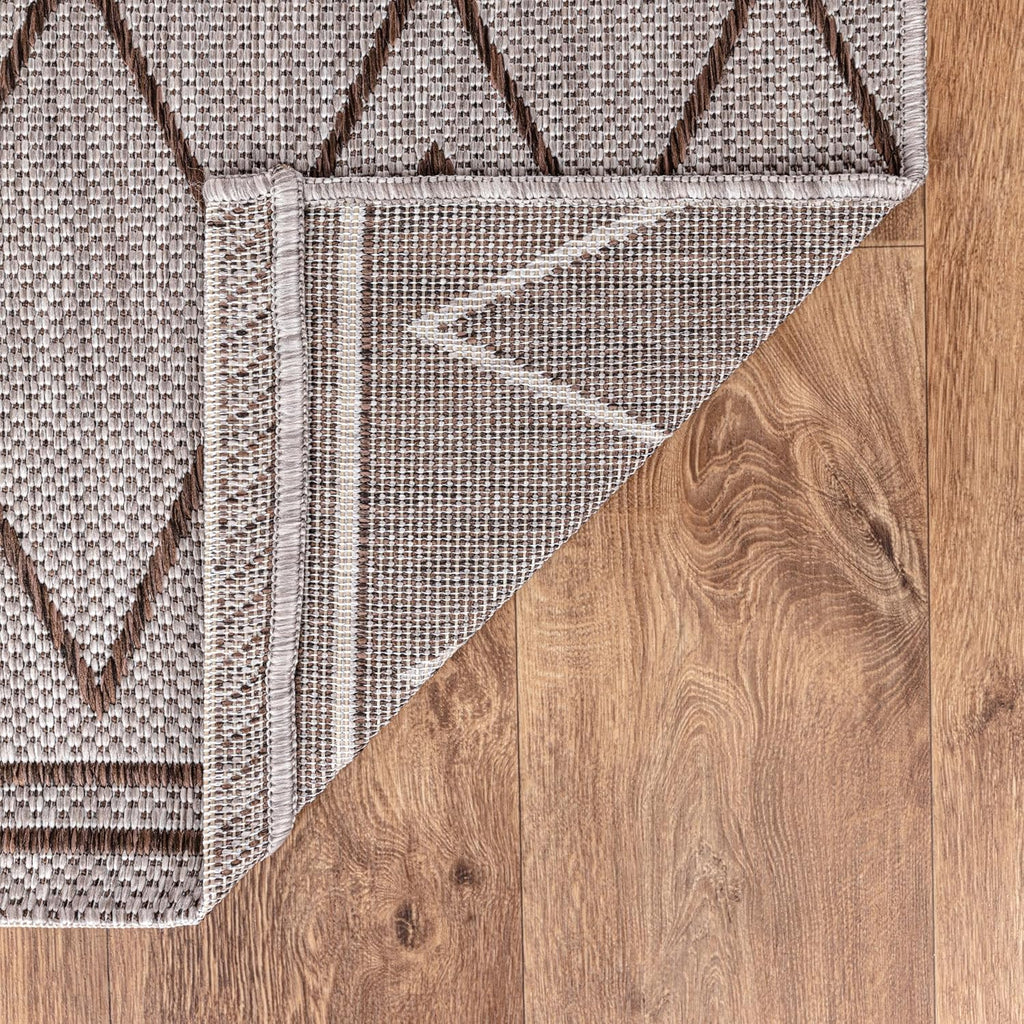 Keen Home Design Terrace Outdoor Area Rug - 10x14 Washable Indoor/Outdoor Rug for Patio, Kitchen, Balcony, Beach, Garden, Deck and Porch, Size: 10'x14'