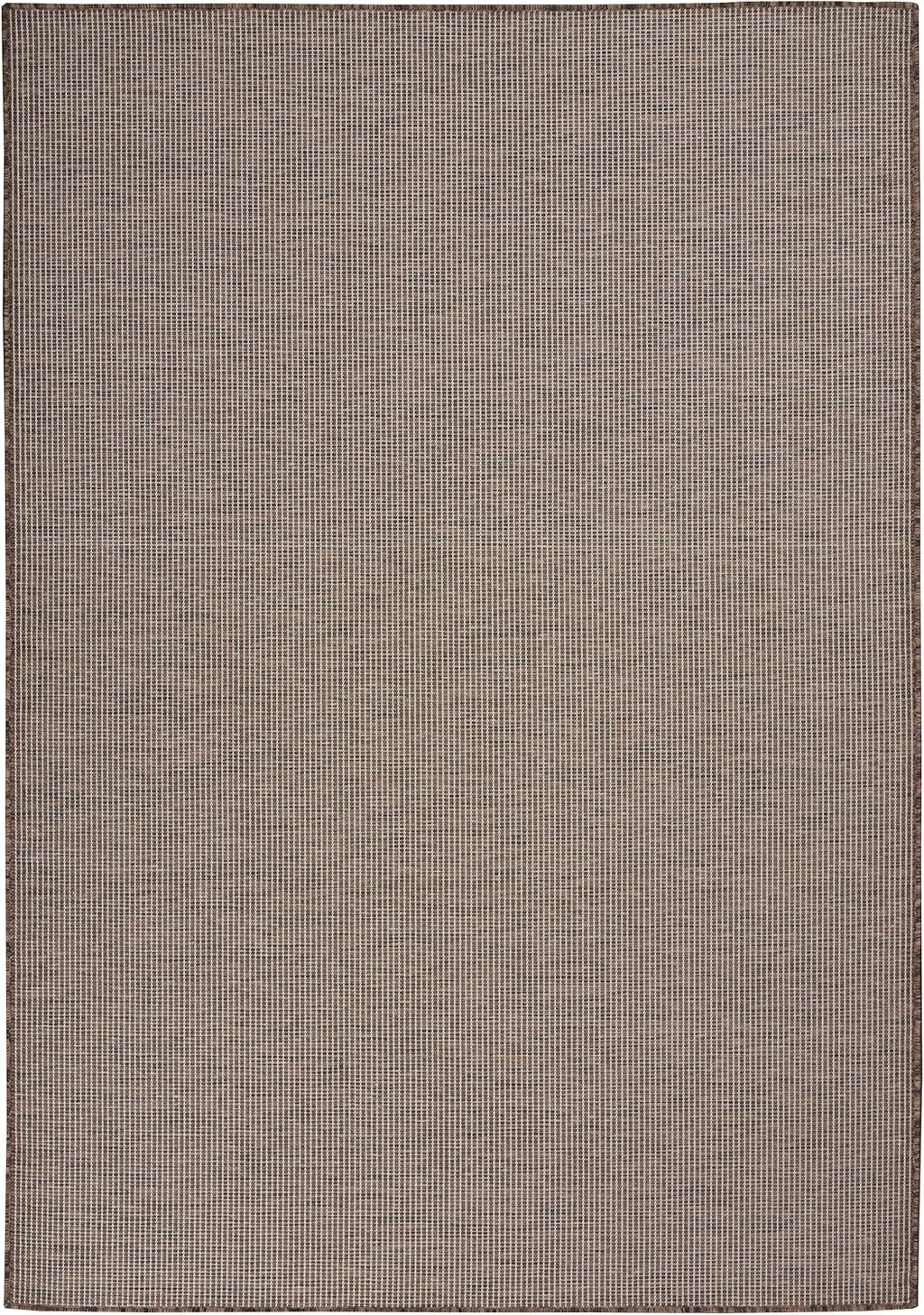 Nourison Positano Indoor/Outdoor Natural 3' x 5' Area Rug, Easy Cleaning, Non Shedding, Bed Room, Living Room, Dining Room, Backyard, Deck, Patio (3x5)