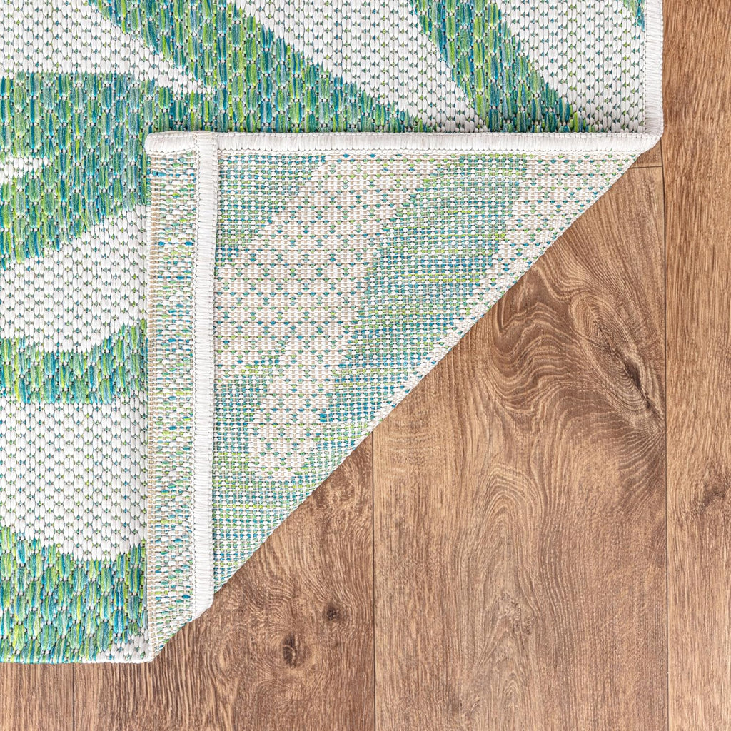 Keen Home Design Terrace Outdoor Area Rug - 6x9 Washable Indoor/Outdoor Rug for Patio, Kitchen, Balcony, Beach, Garden, Deck and Porch, Size: 6'x8'10"