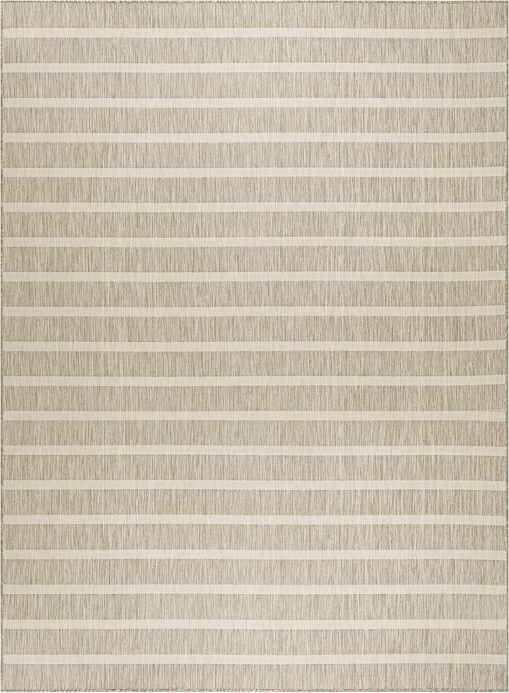 Nourison Home Positano Indoor/Outdoor Grey Ivory 9' x 12' Area Rug, Easy Cleaning, Non Shedding, Bed Room, Living Room, Dining Room, Backyard, Deck, Patio (9x12)