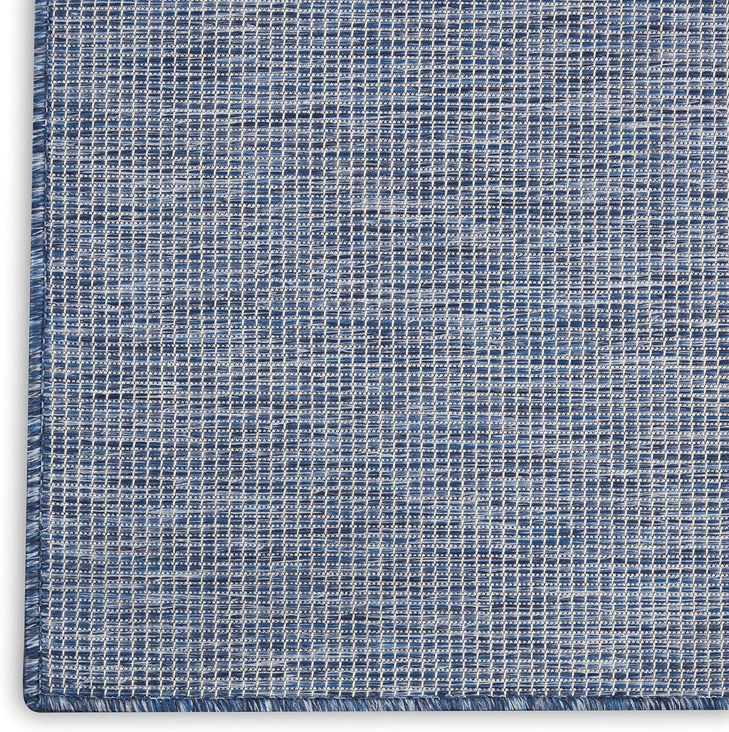 Nourison Positano Indoor/Outdoor Navy Blue 3' x 5' Area Rug, Easy Cleaning, Non Shedding, Bed Room, Living Room, Dining Room, Backyard, Deck, Patio (3x5)