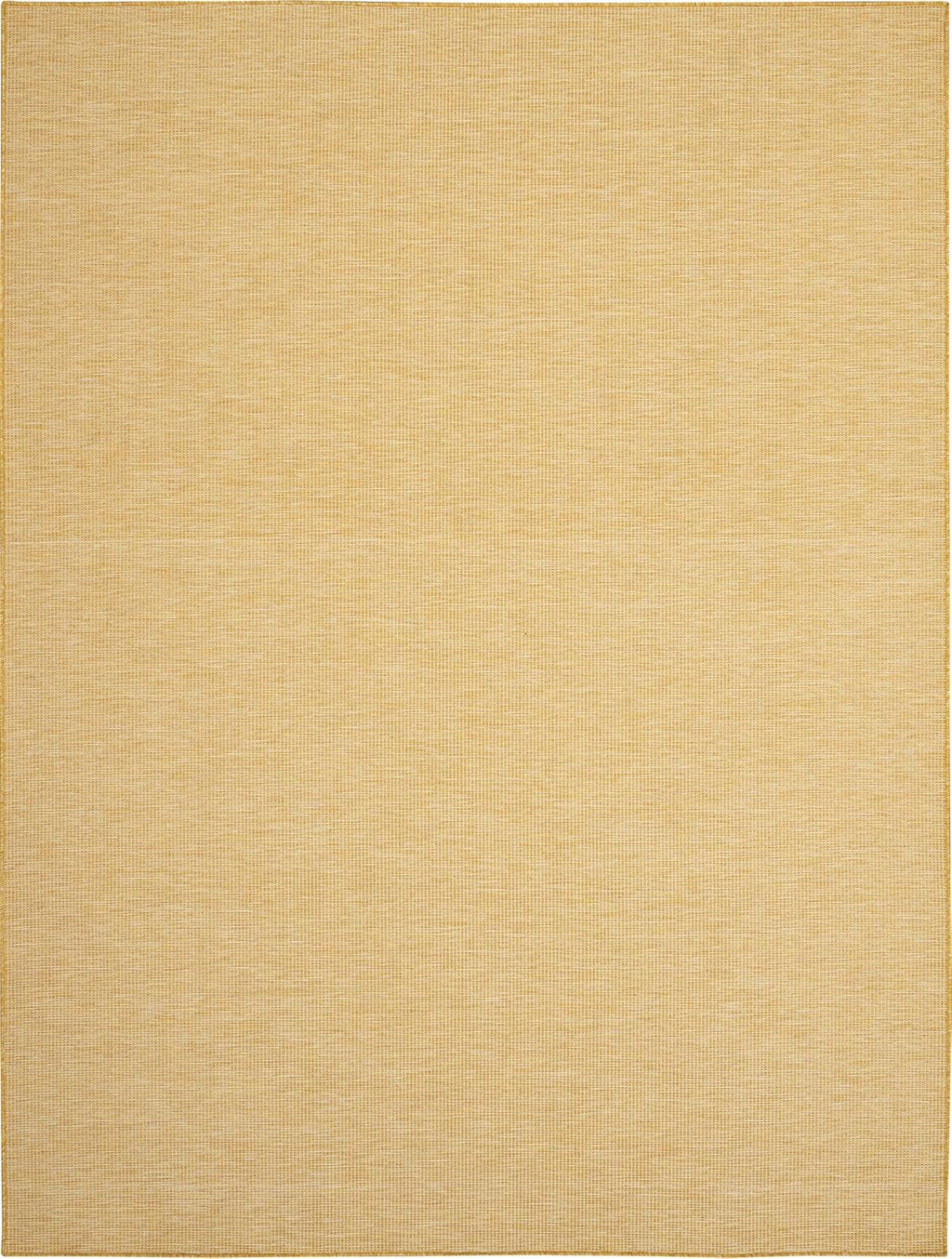 Nourison Positano Indoor-Outdoor Yellow 8' x 10' Area Rug, Easy Cleaning, Non Shedding, Bed Room, Living Room, Dining Room, Backyard, Deck, Patio (8x10)