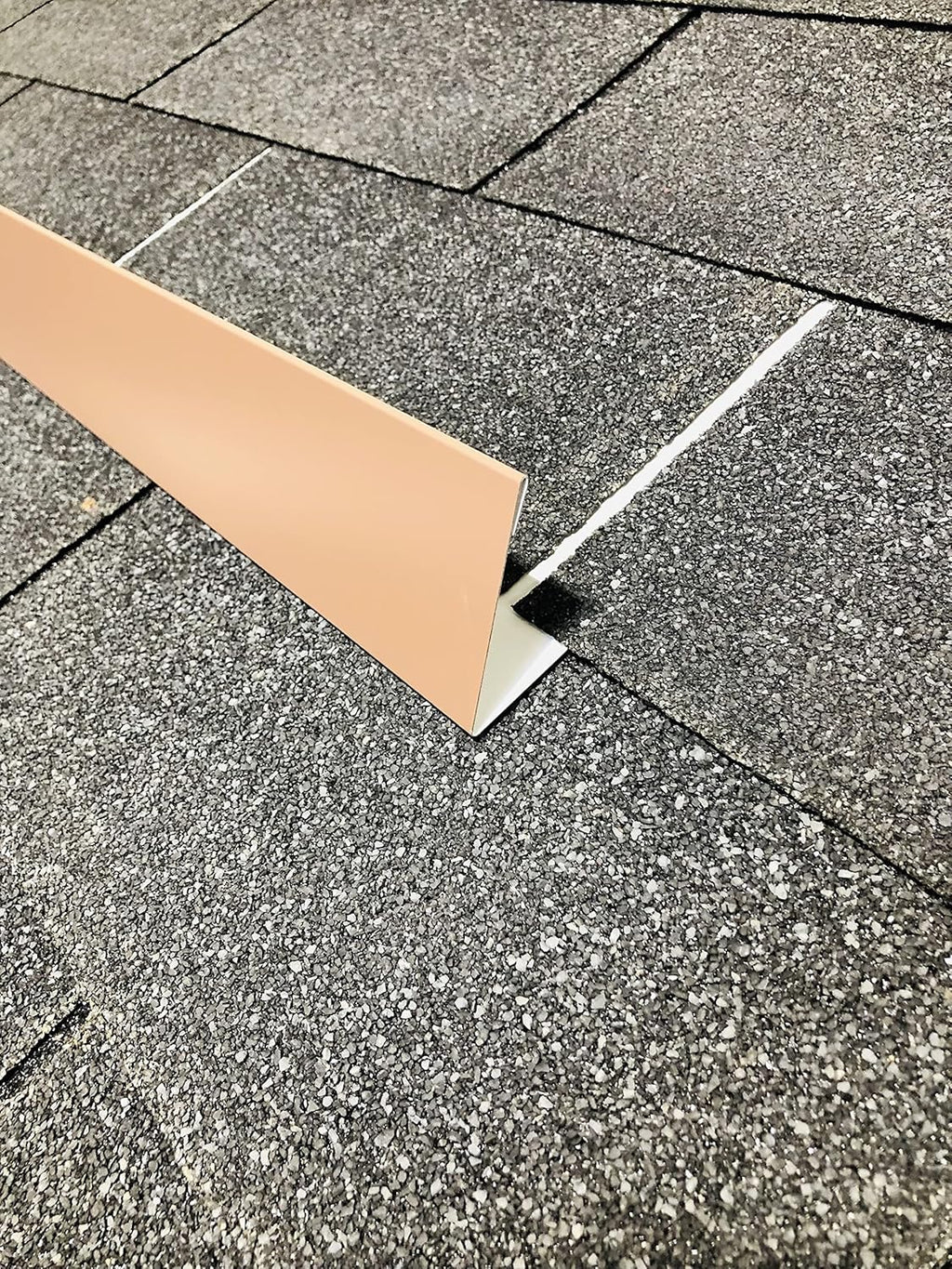 EAGLE 1- Shingle Roof Rain Diverter 40 Inches Long- 26 Gauge Material- Easy to Install- Includes Stainless Steel Nails (2, Brown)