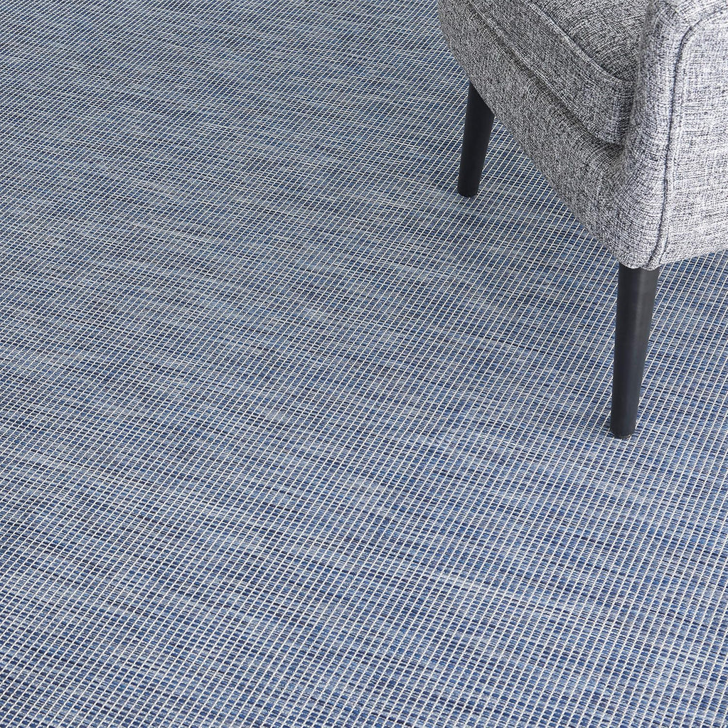 Nourison Positano Indoor-Outdoor Navy Blue 4' x 6' Area Rug, Easy Cleaning, Non Shedding, Bed Room, Living Room, Dining Room, Backyard, Deck, Patio (4x6)